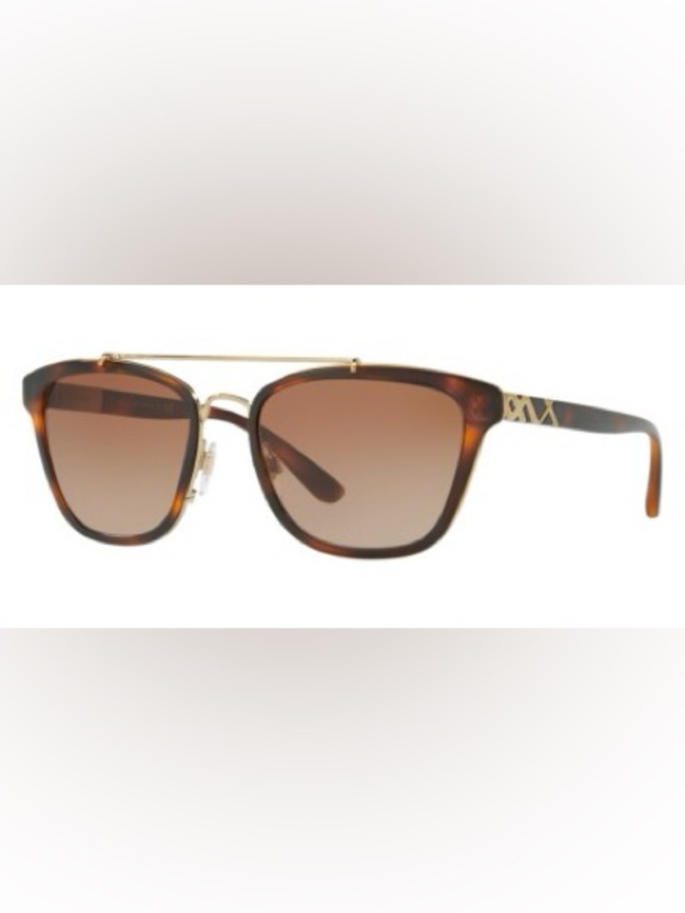 RARE Burberry Womens Pilot Sunglasses Havana Brown Gradient